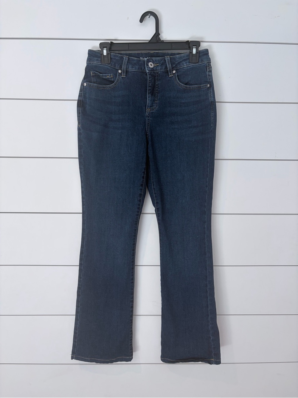 Style & Co Curvy Bootcut Jeans 6 Dark Wash Y2K Denim Quiet Luxury Capsule